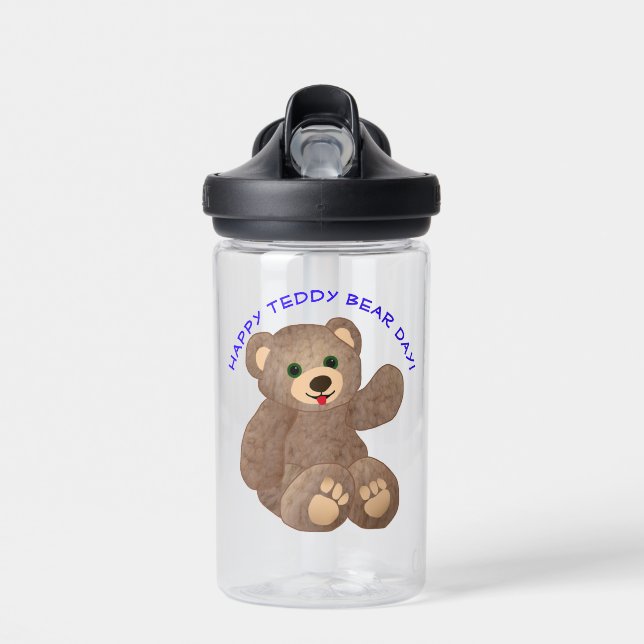 Teddy Bear Day Water Bottle (Front)