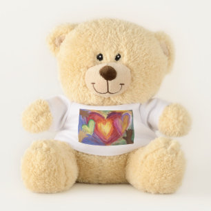 Teddy Bear Diversity Equity Inclusion Hearts Shirt