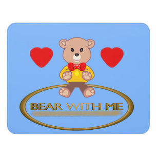 Teddy Bear  Door Sign