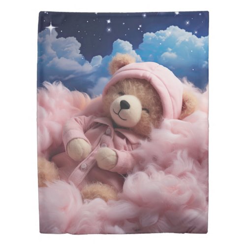 Teddy Bear Dreams Duvet Cover for children