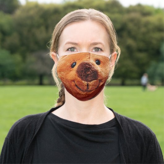 Teddy Bear Face Mask (Outside)