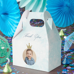Teddy Bear Favor Box, Custom Text & Photo Boxes