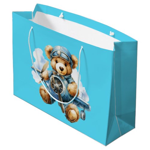 Teddy Bear Flyer  Large Gift Bag