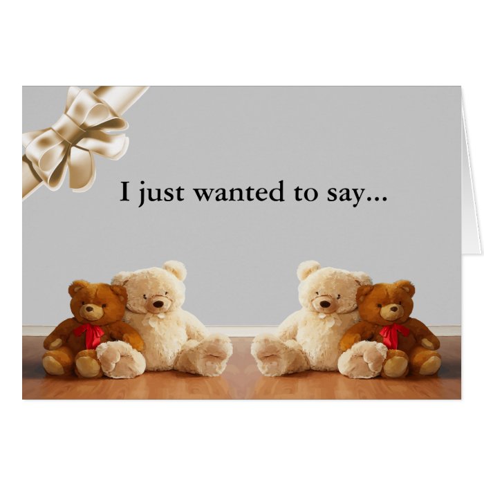 Teddy Bear Friends Set Greeting Cards