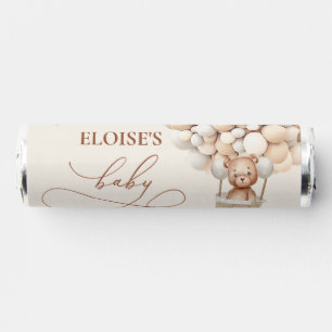 Teddy Bear Gender Neutral Baby Shower Gift Breath Savers® Mints