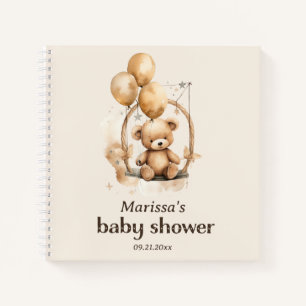 Teddy Bear Gender Neutral Baby Shower Guest Book
