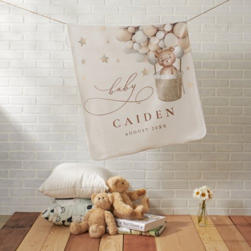 Teddy Bear Gender Neutral Baby Shower Nursery Gift Baby Blanket