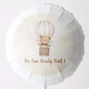 Teddy Bear Gender Reveal Party Balloon