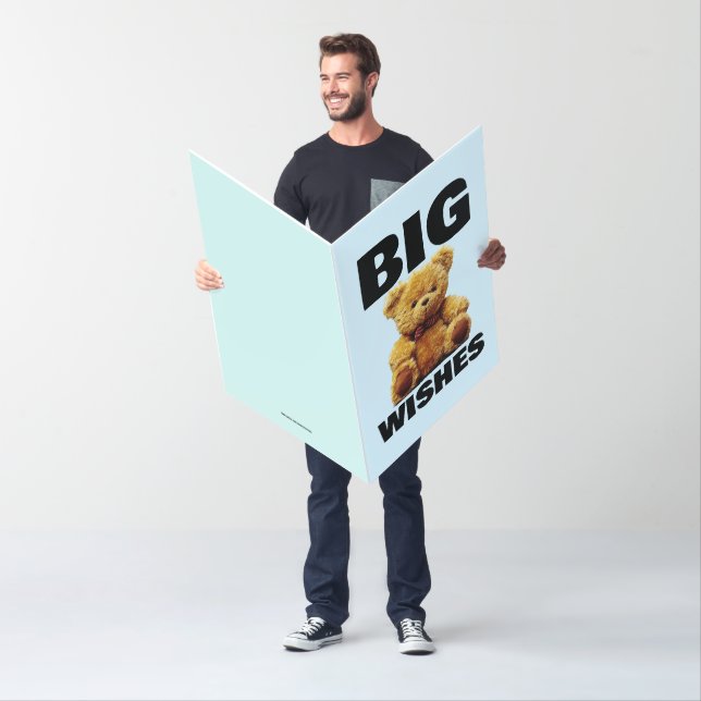 TEDDY BEAR GET WELL Big Huge CARDS (In Situ)