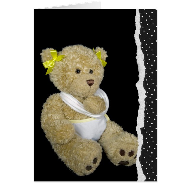 Teddy bear get well cards (Front)