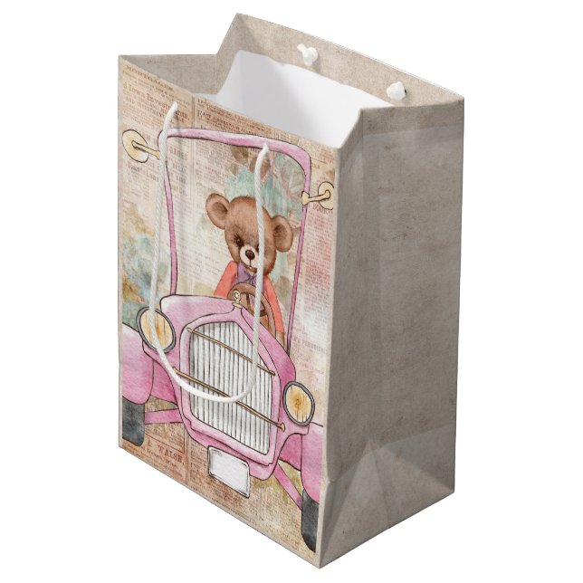 Teddy Bear Gift Bag (Front Angled)