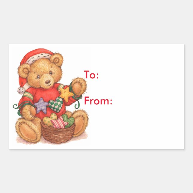 Teddy Bear - Gift Tags (Front)