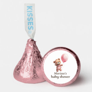 Teddy Bear Girl Baby Shower Hershey's Candy Favors