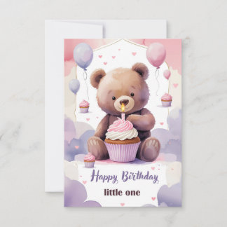 Teddy Bear Greeting Card