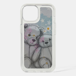 Teddy bear Happiness iPhone 15 Case