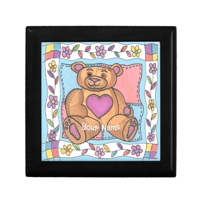 Teddy Bear Heart  Gift Box (Front)