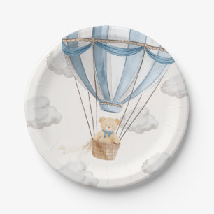 Teddy Bear Hot Air Balloon Paper Plates