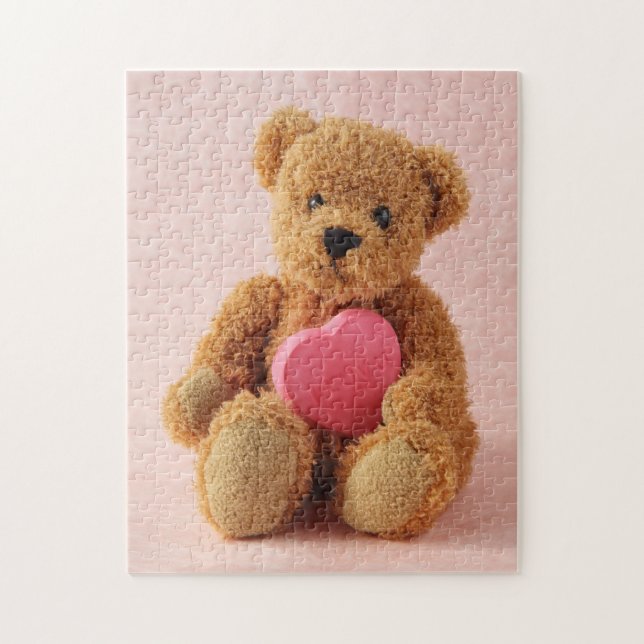 Teddy bear i luv u jigsaw puzzle (Vertical)
