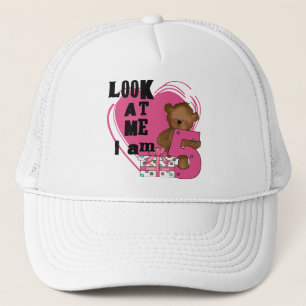 Teddy Bear I'm 5 Birthday T-shirts and Gifts Trucker Hat