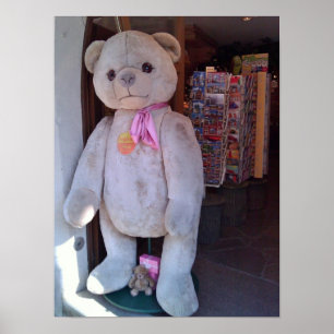 Teddy Bear in Rothenburg, Germany Poster