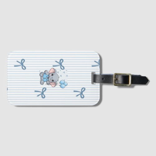 Teddy Bear Kindergarten Preschool Welcome Luggage Tag