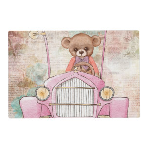 Teddy Bear Laminated Placemat