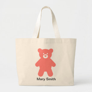 Teddy Bear Large Tote Bag