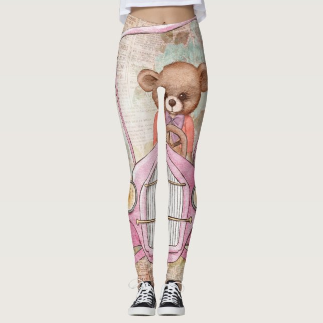 Teddy Bear Leggings (Front)