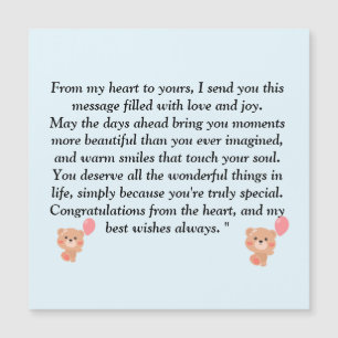 Teddy Bear Light Brown and Blue Boy Baby Shower In