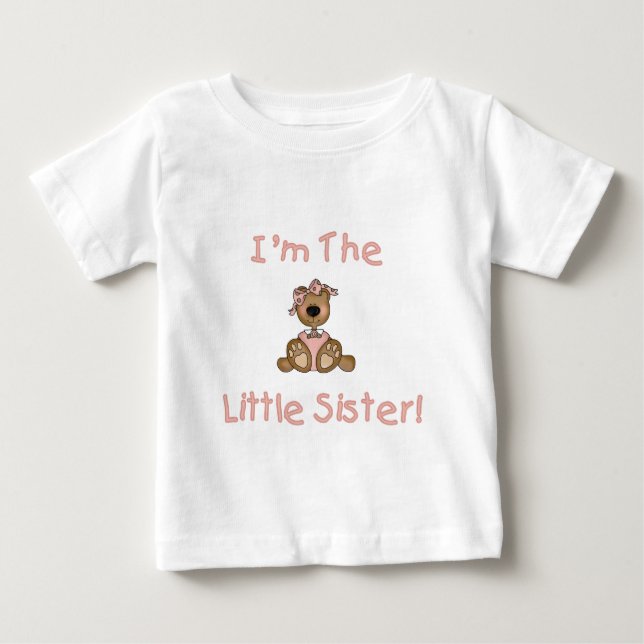 Teddy Bear Little Sister Tshirts and Gifts (Front)