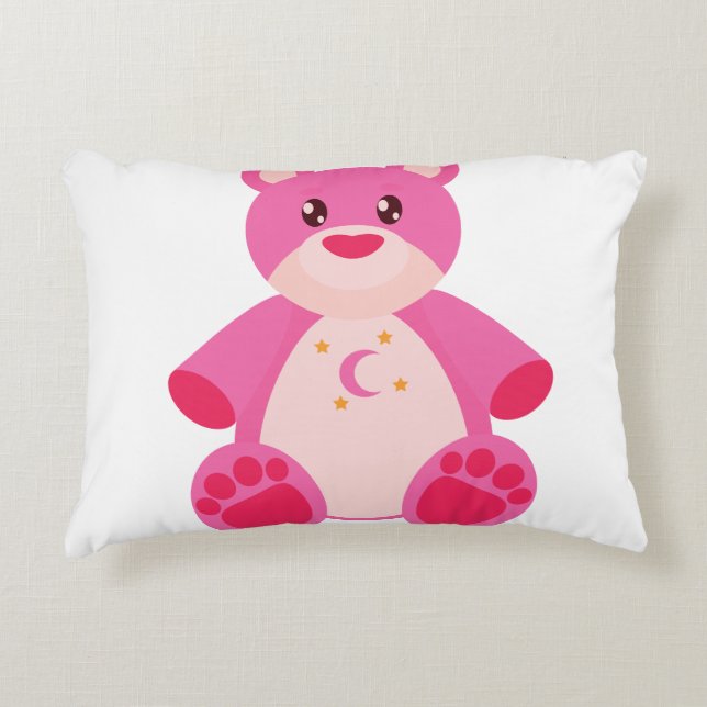 Teddy bear lovers accent pillow (Front)