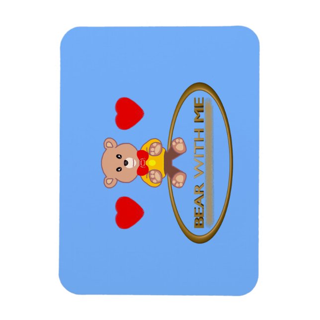 Teddy Bear  Magnet (Vertical)