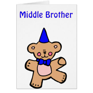 teddy bear middle brother