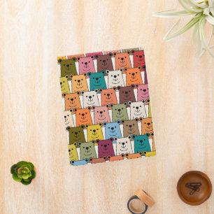 Teddy Bear Mini Binder