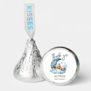 Teddy Bear Moon Baby Shower Thank You Hershey®'s Kisses®