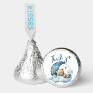 Teddy Bear Moon Baby Shower Thank You Hershey®'s Kisses®