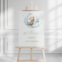 Teddy Bear Moon Over the Moon Baby Shower