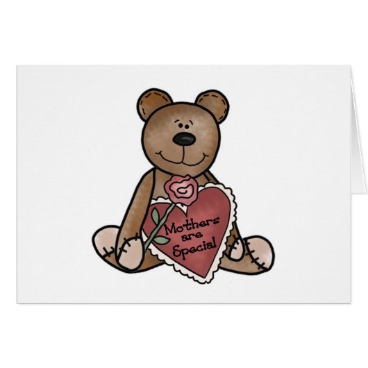 Teddy Bear Mothers Are Special T-shirts and Gifts (Front Horizontal)
