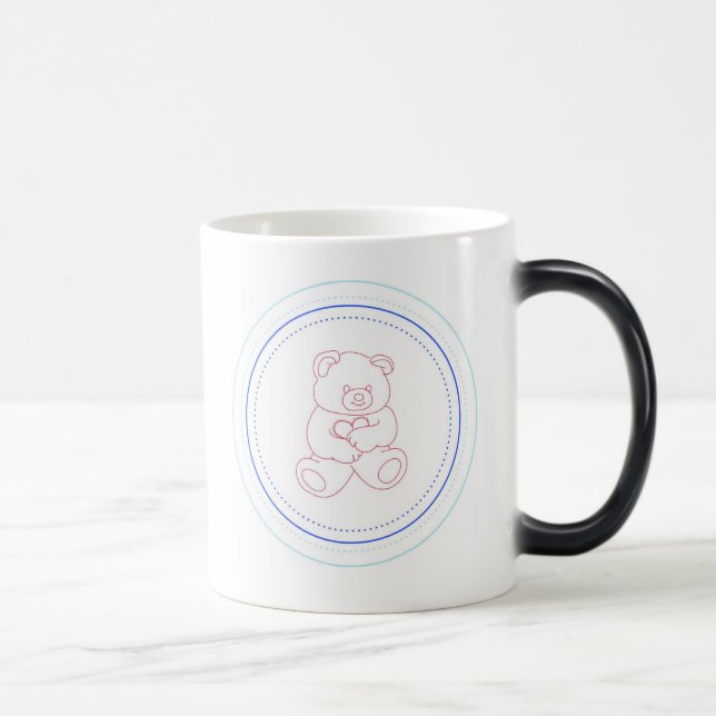 Teddy Bear Mug (boy/blue) (Right)