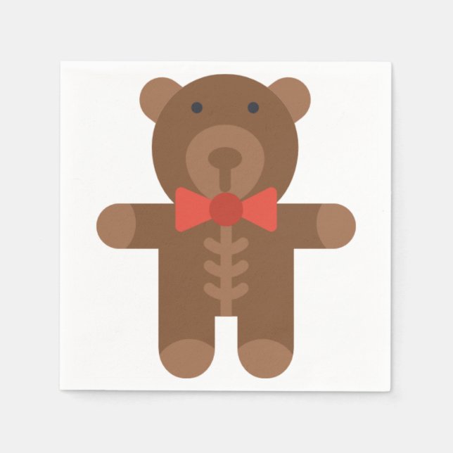 teddy bear napkins (Front)