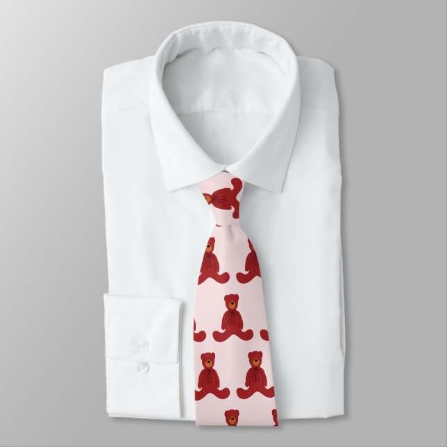 Teddy Bear Neck Tie (Tied)