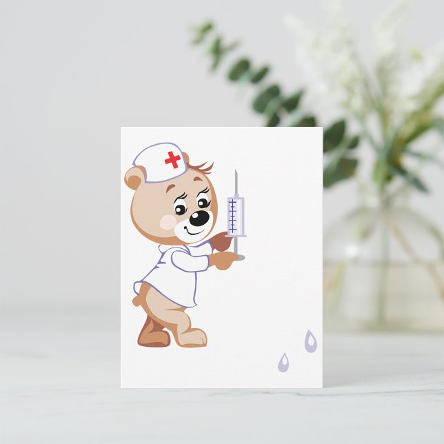 Teddy Bear Nurse Invitations (Creator Uploaded)