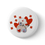 Teddy Bear Nurse Love Tshirts and Gifts Button