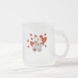 Teddy Bear Nurse Love Tshirts and Gifts Frosted Glass Coffee Mug