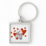 Teddy Bear Nurse Love Tshirts and Gifts Keychain