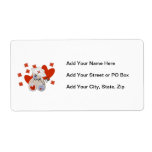 Teddy Bear Nurse Love Tshirts and Gifts Label