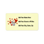 Teddy Bear Nurse Love Tshirts and Gifts Label