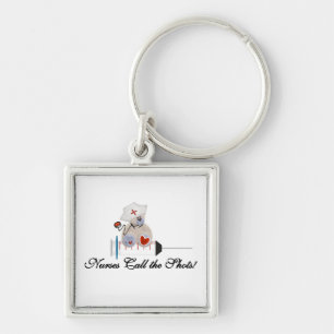 Teddy Bear Nurses Call the Shots T-shirts and Gift Keychain