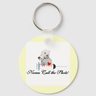 Teddy Bear Nurses Call the Shots T-shirts and Gift Keychain