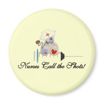 Teddy Bear Nurses Call the Shots T-shirts and Gift Magnet